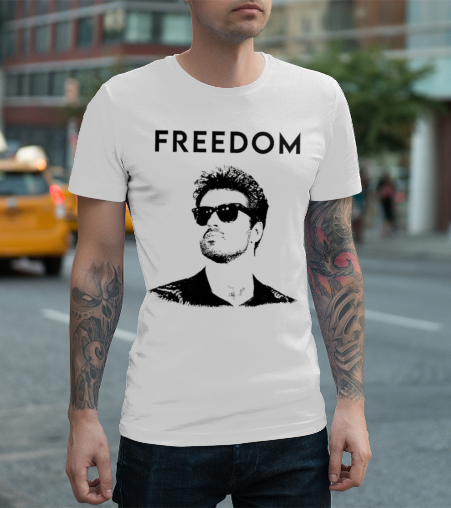George Michael Freedom Retro Tribute T-Shirt
