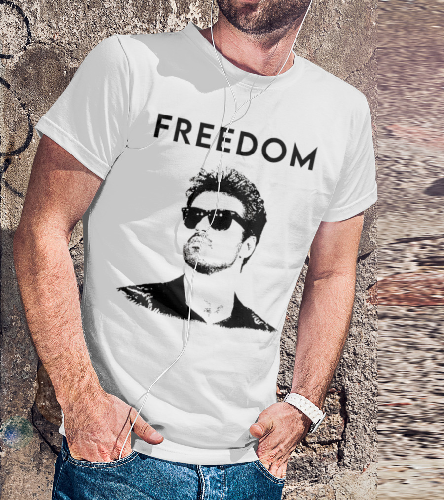 George Michael Freedom Retro Tribute T-Shirt