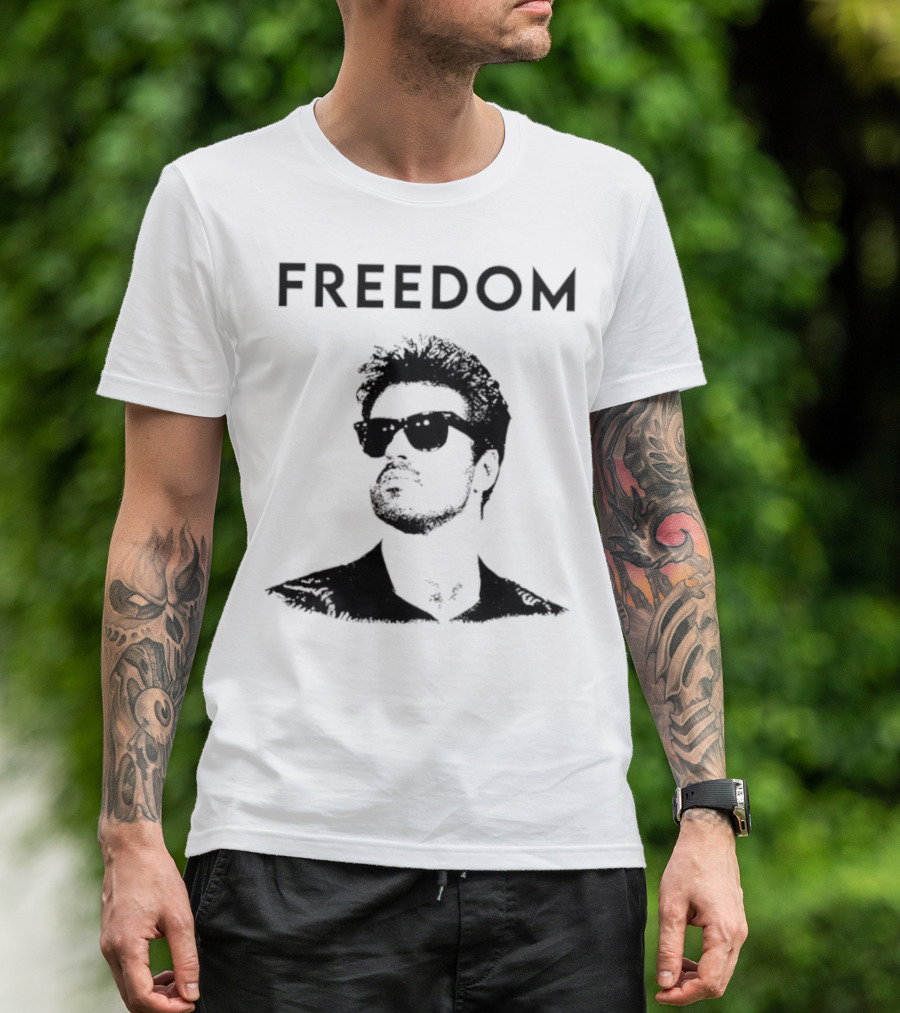 George Michael Freedom Retro Tribute T-Shirt