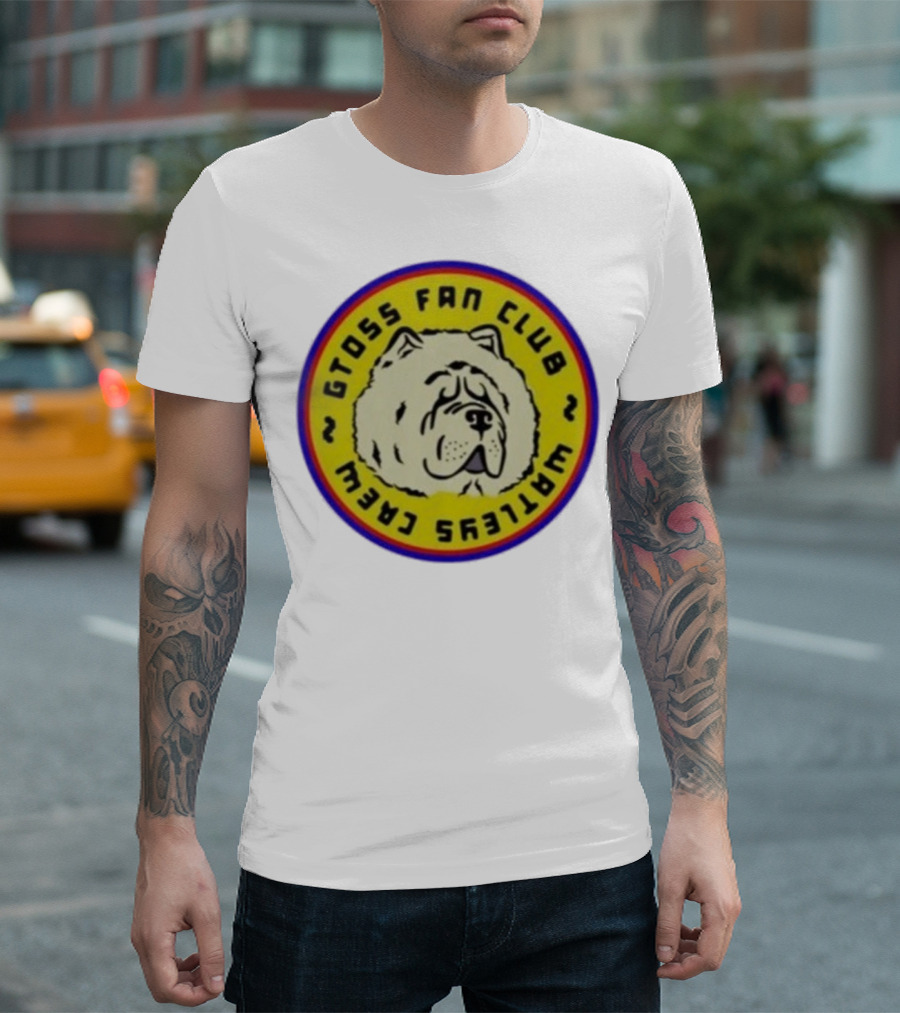 GToss Fan Club Watleys Crew Dog Emblem T-Shirt