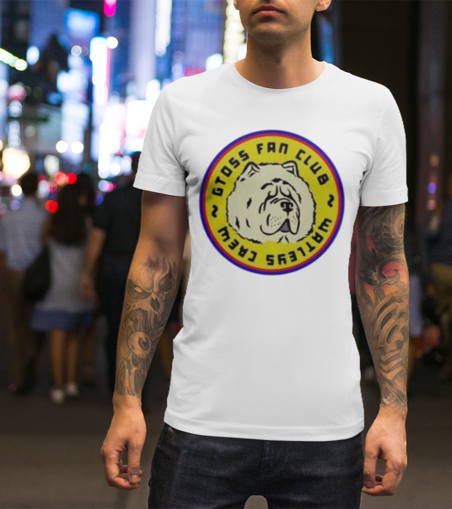 GToss Fan Club Watleys Crew Dog Emblem T-Shirt