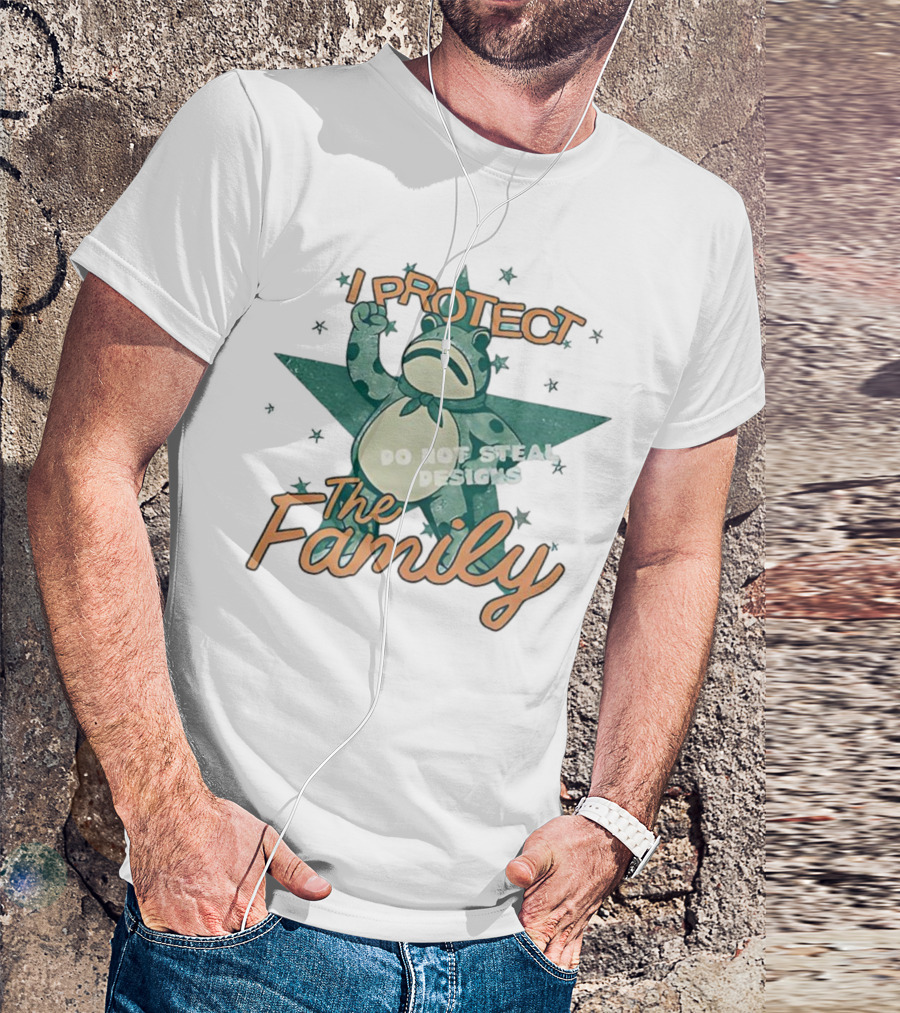 I Protect The Family Frog Star Meme T-Shirt