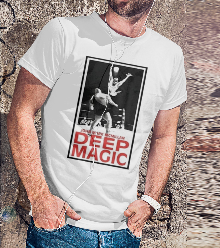 John Mark McMillan Deep Magic Wrestling Illustration T-Shirt