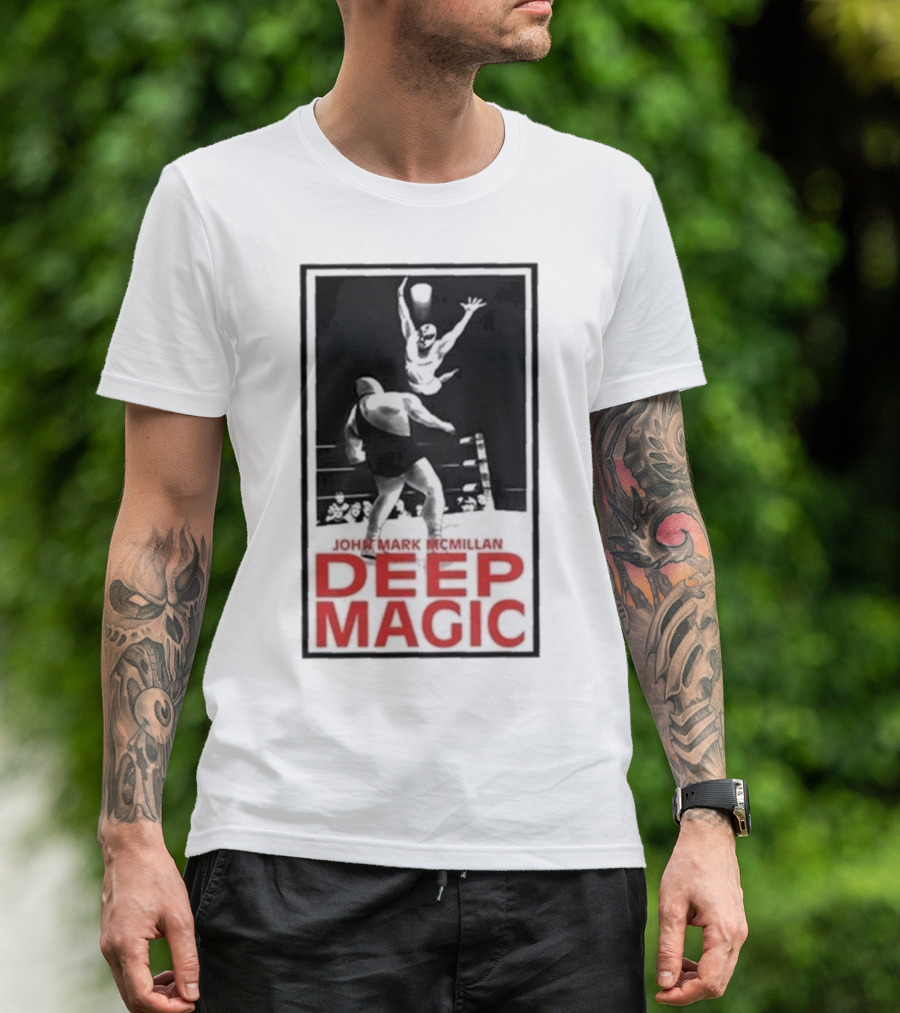 John Mark McMillan Deep Magic Wrestling Illustration T-Shirt