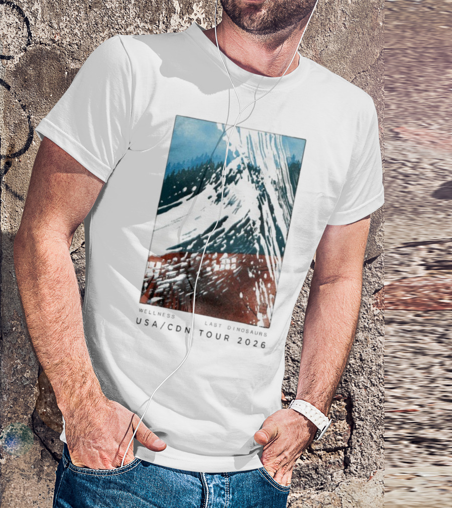 Wellness Last Dinosaurs USA CDN Tour 2026 T-Shirt