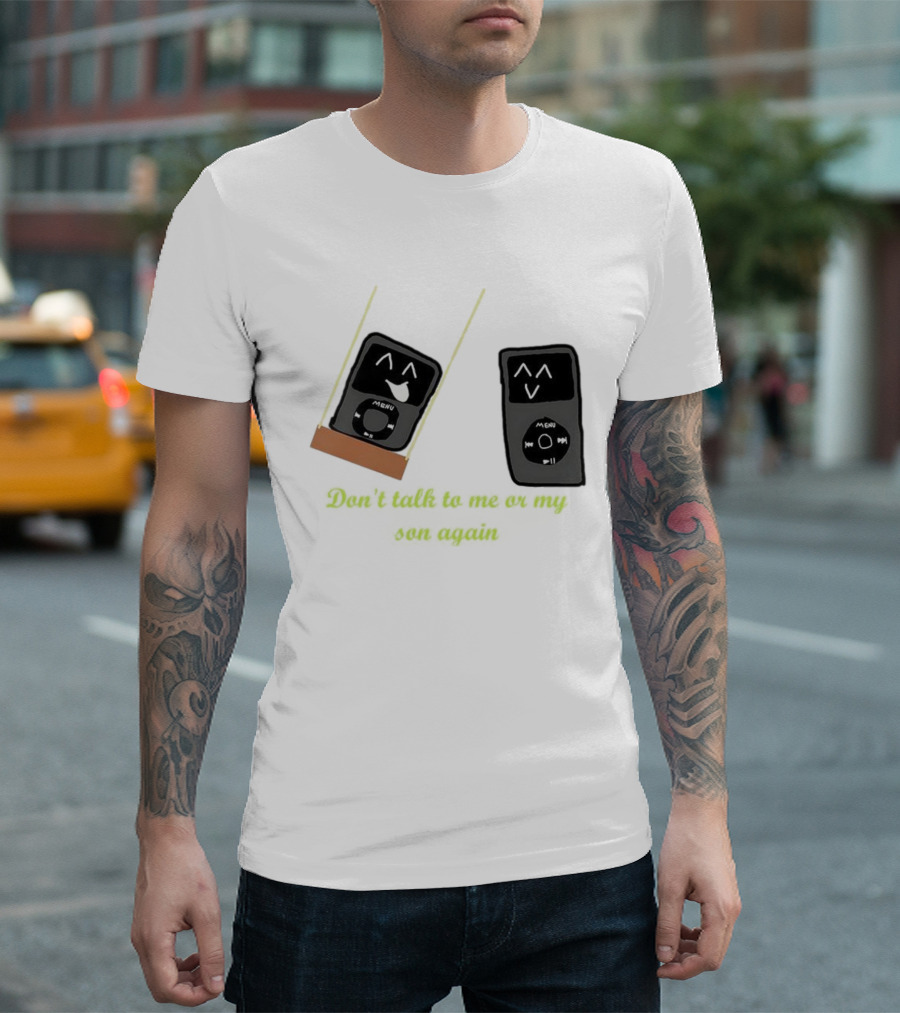 Don’t Talk To Me Or My IPod Again Cute Drawing T-Shirt