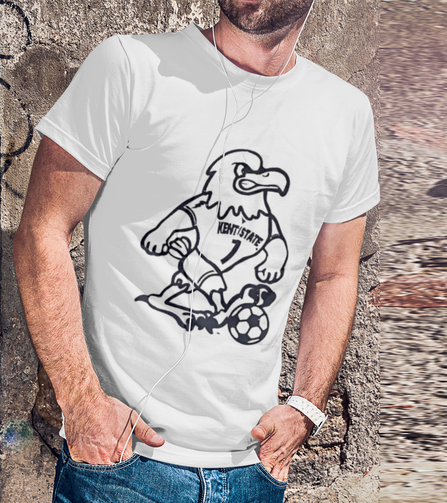 Kent State Eagle Soccer Mascot T-Shirt