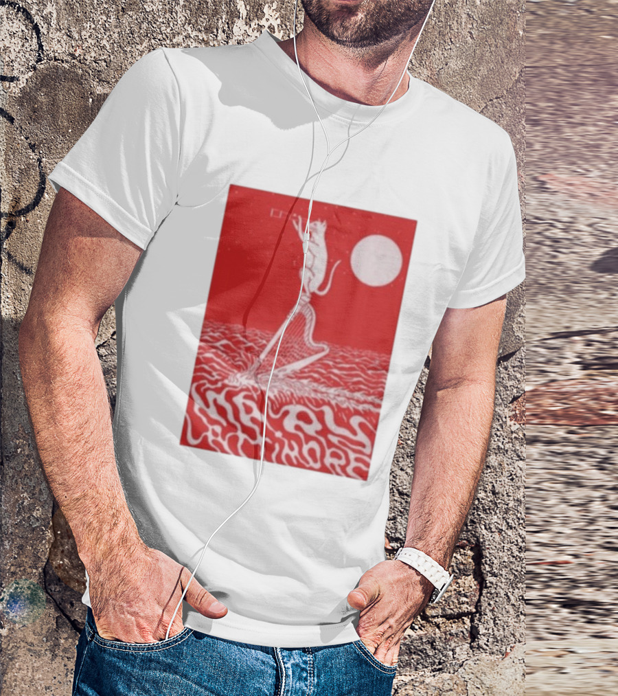 Mary Lattimore Harp Cat Under Full Moon T-Shirt