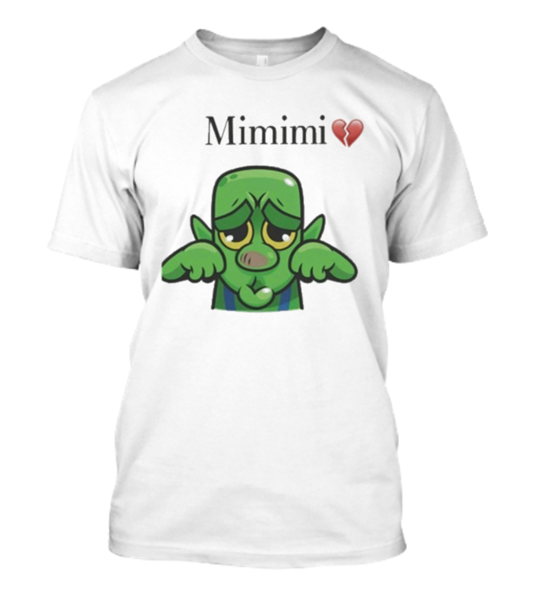 Mimimi Heartbroken Goblin Clash Royale Emojis T-Shirt
