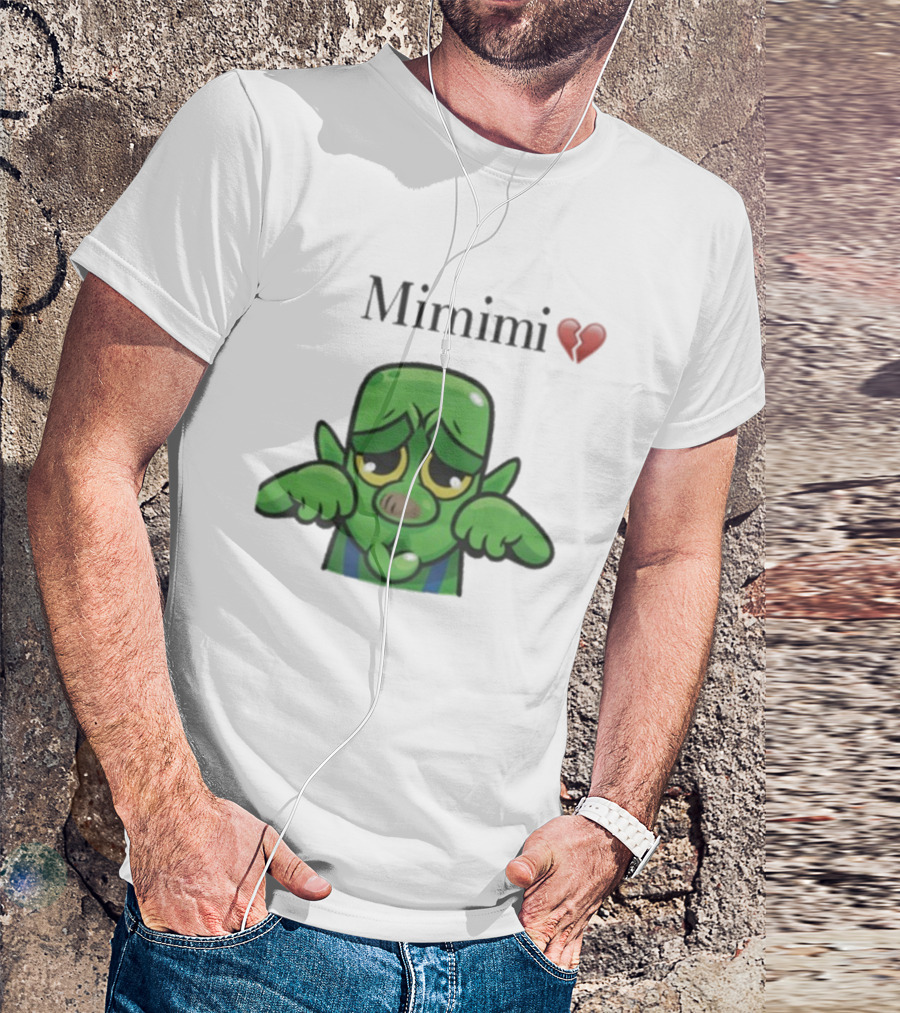 Mimimi Heartbroken Goblin Clash Royale Emojis T-Shirt