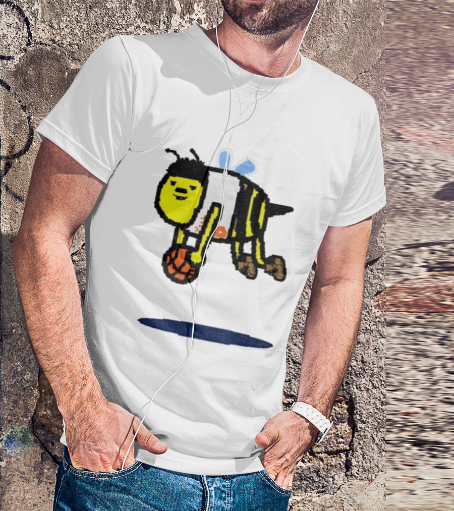 OG Anuno-bee Dribbling Basketball Knicks Paint Style T-Shirt