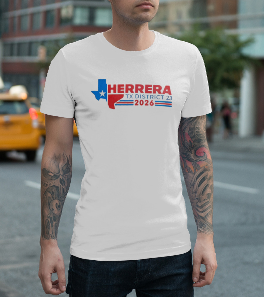 Herrera TX District 23 2026 Texas State Star T-Shirt