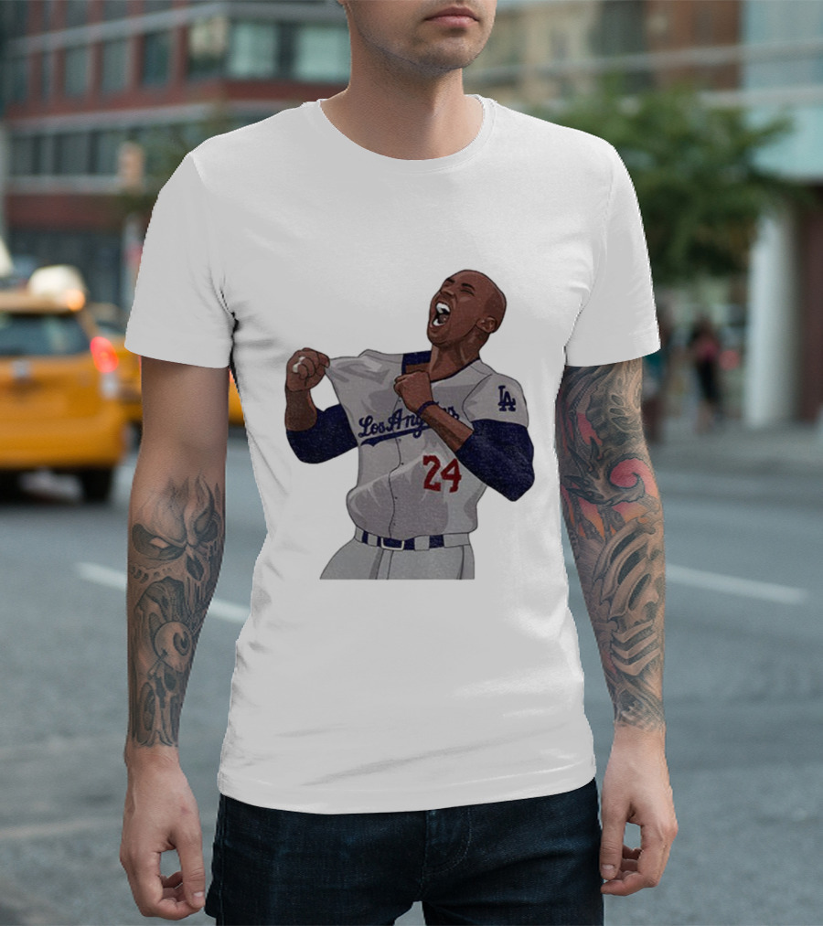 Los Angeles Mamba 24 Dodgers Iconic Tribute T-Shirt