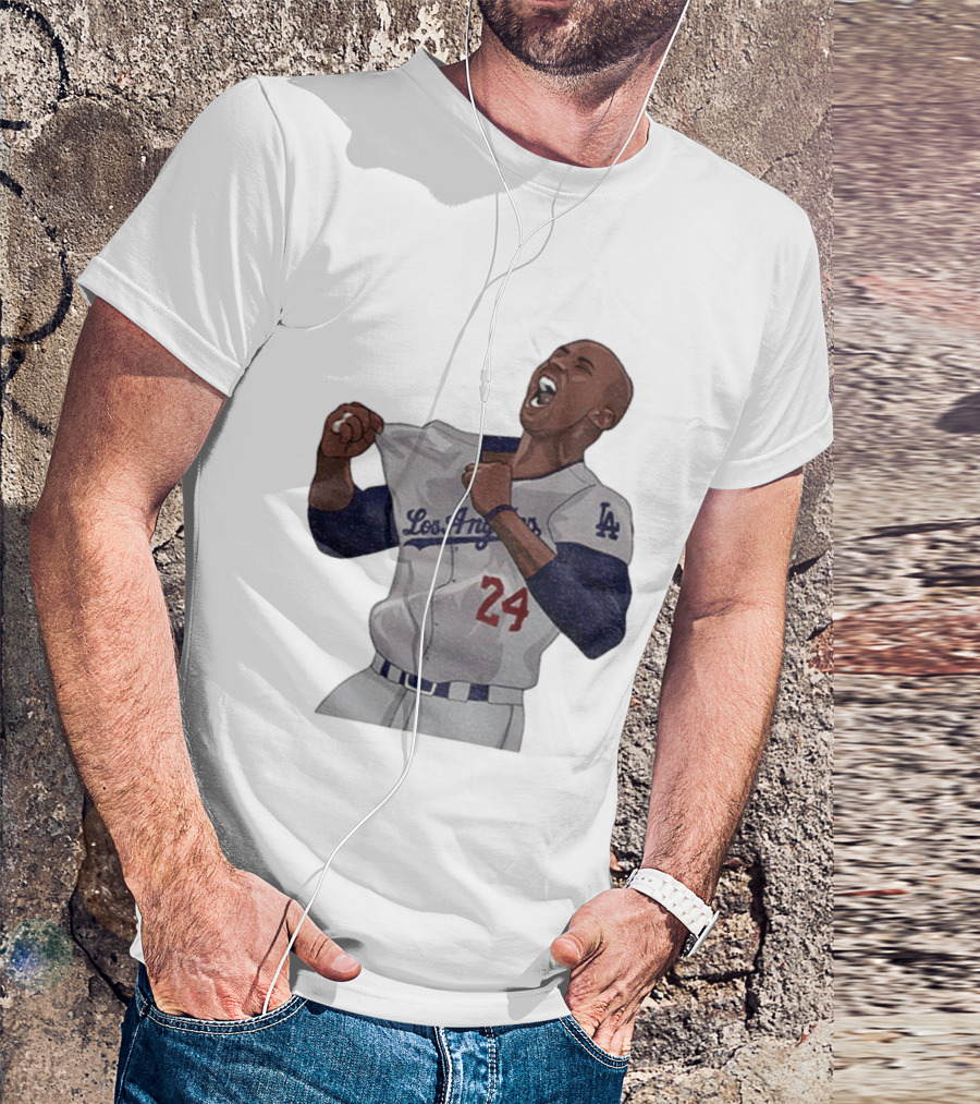 Los Angeles Mamba 24 Dodgers Iconic Tribute T-Shirt