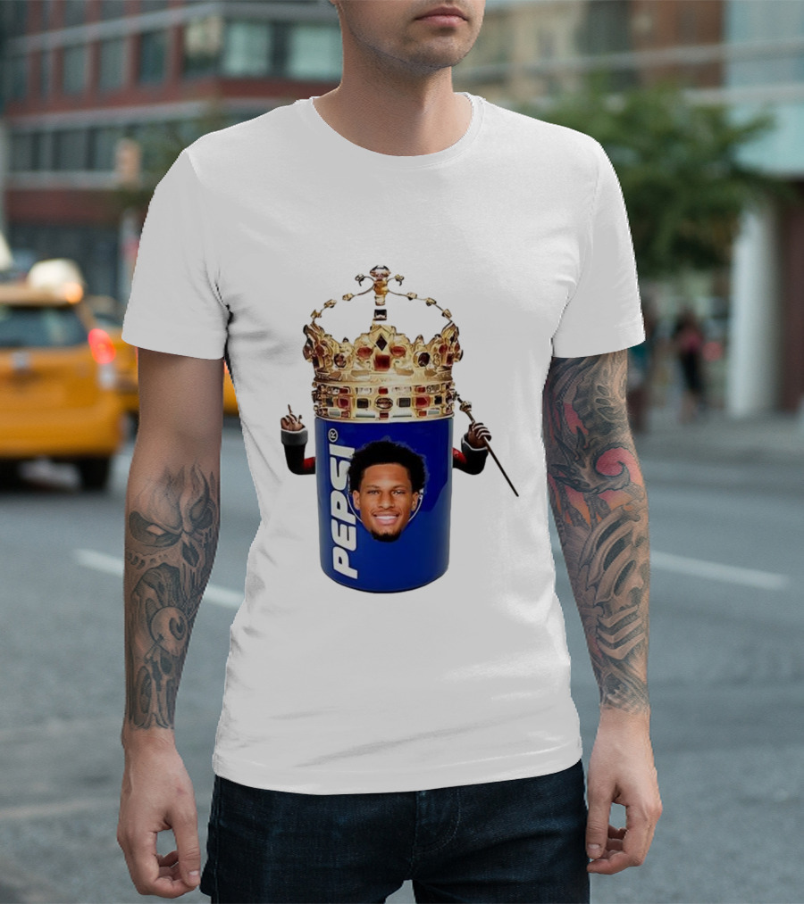 Oronde Gadsden Pepsi Crown Los Angeles Chargers King Parody T-Shirt
