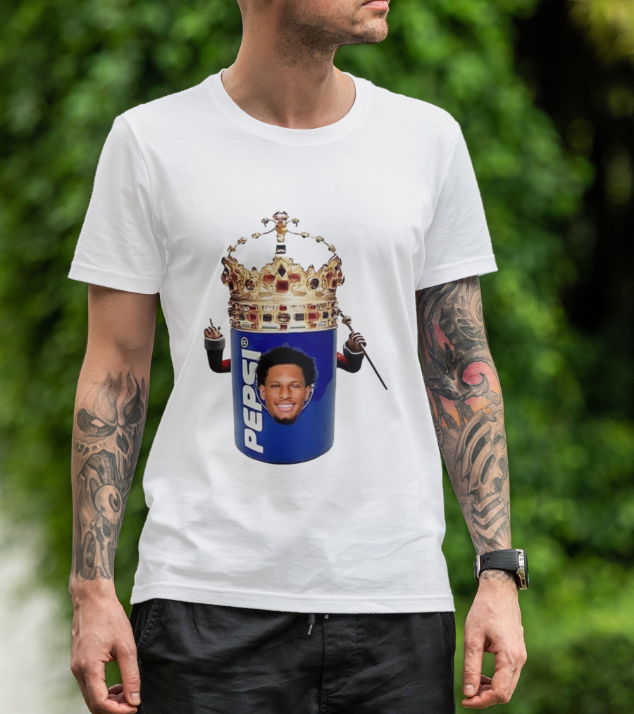 Oronde Gadsden Pepsi Crown Los Angeles Chargers King Parody T-Shirt