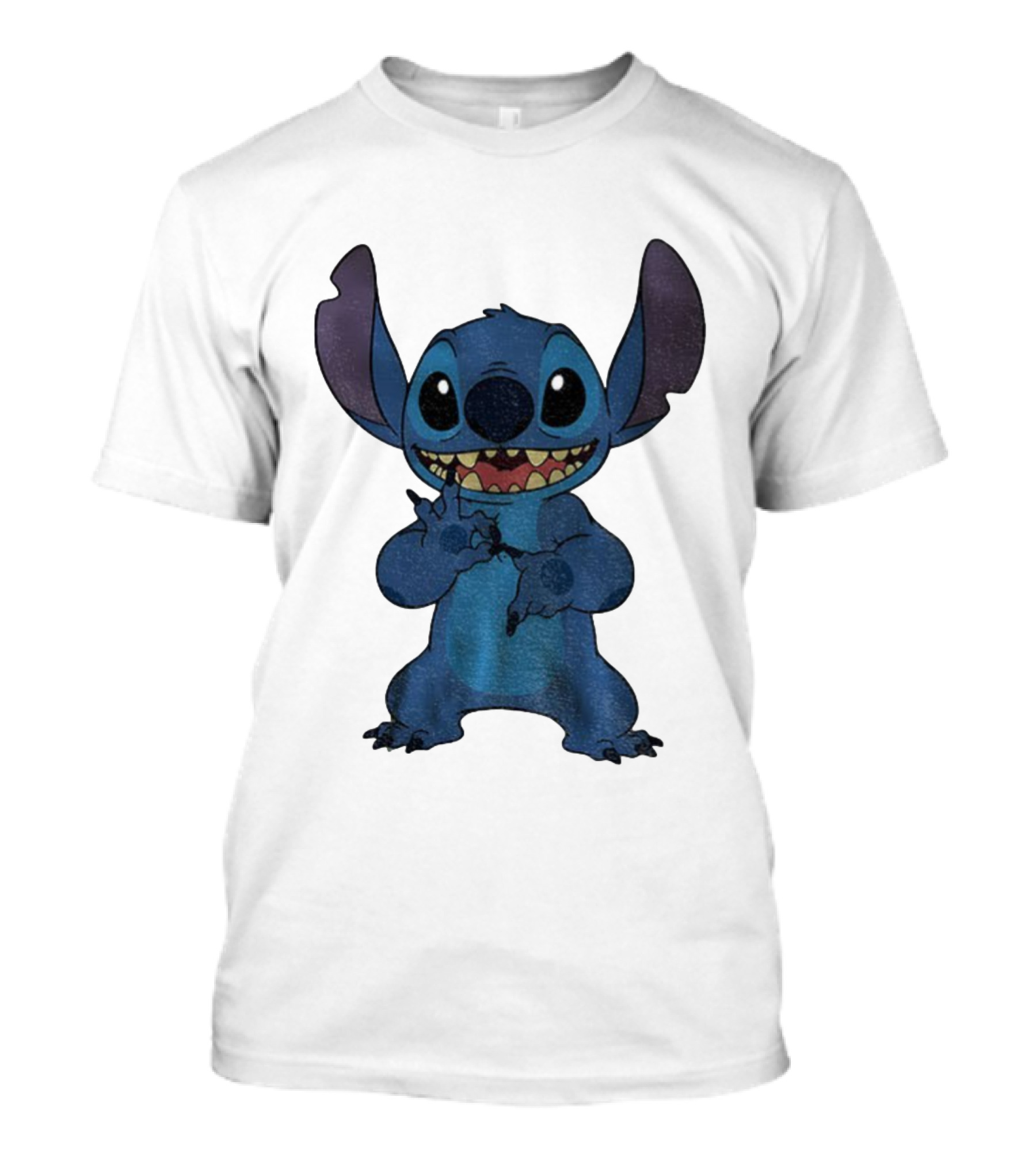 Six Seven 6 7 Meme Funny Stitch Hands Character T-Shirt
