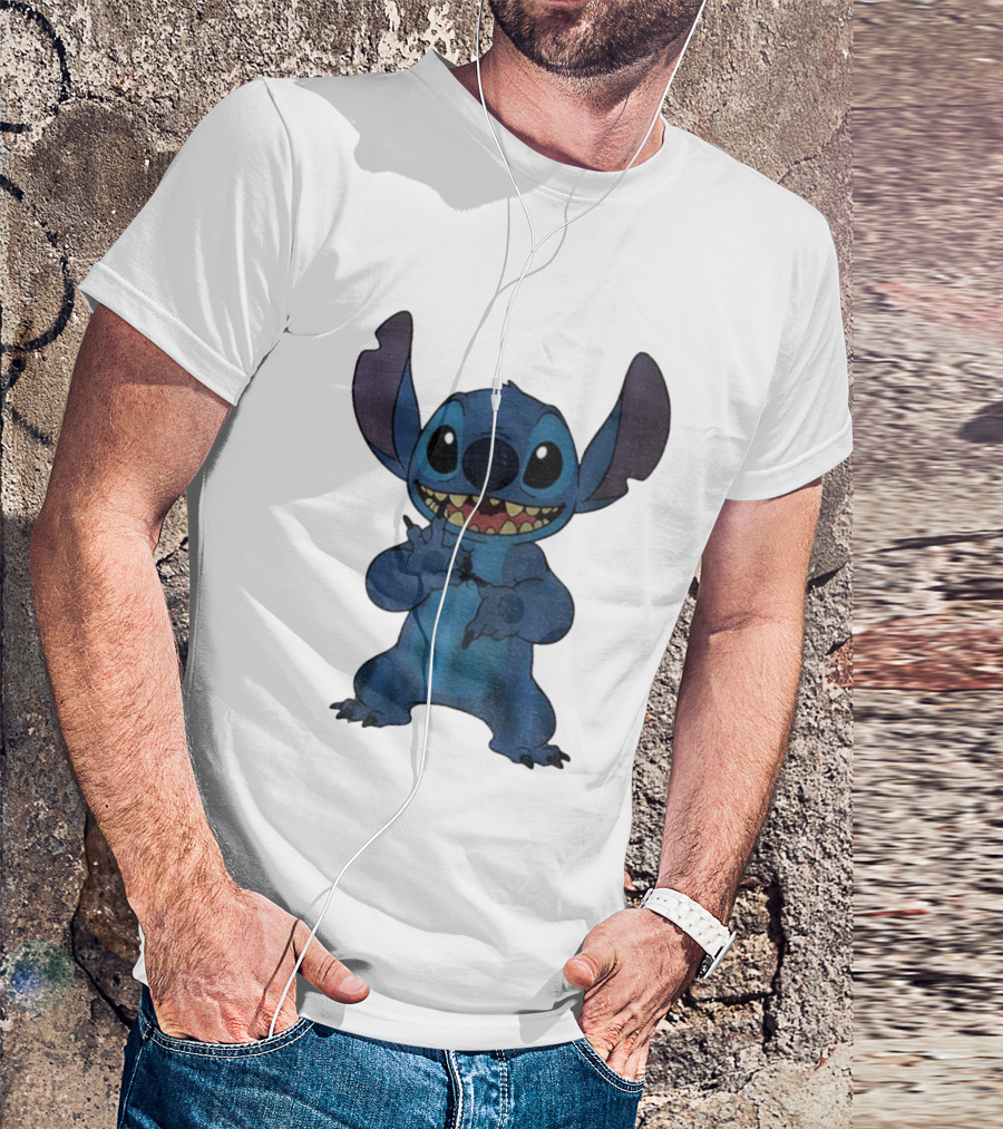 Six Seven 6 7 Meme Funny Stitch Hands Character T-Shirt