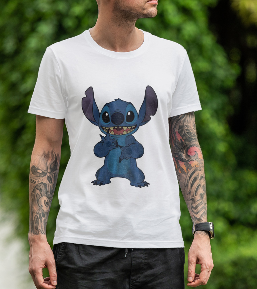 Six Seven 6 7 Meme Funny Stitch Hands Character T-Shirt