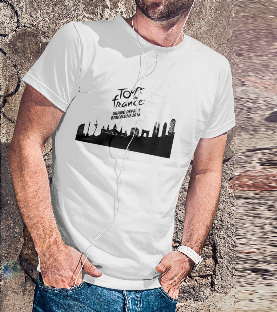 Tour De France Grand Depart Barcelone 2026 Skyline T-Shirt