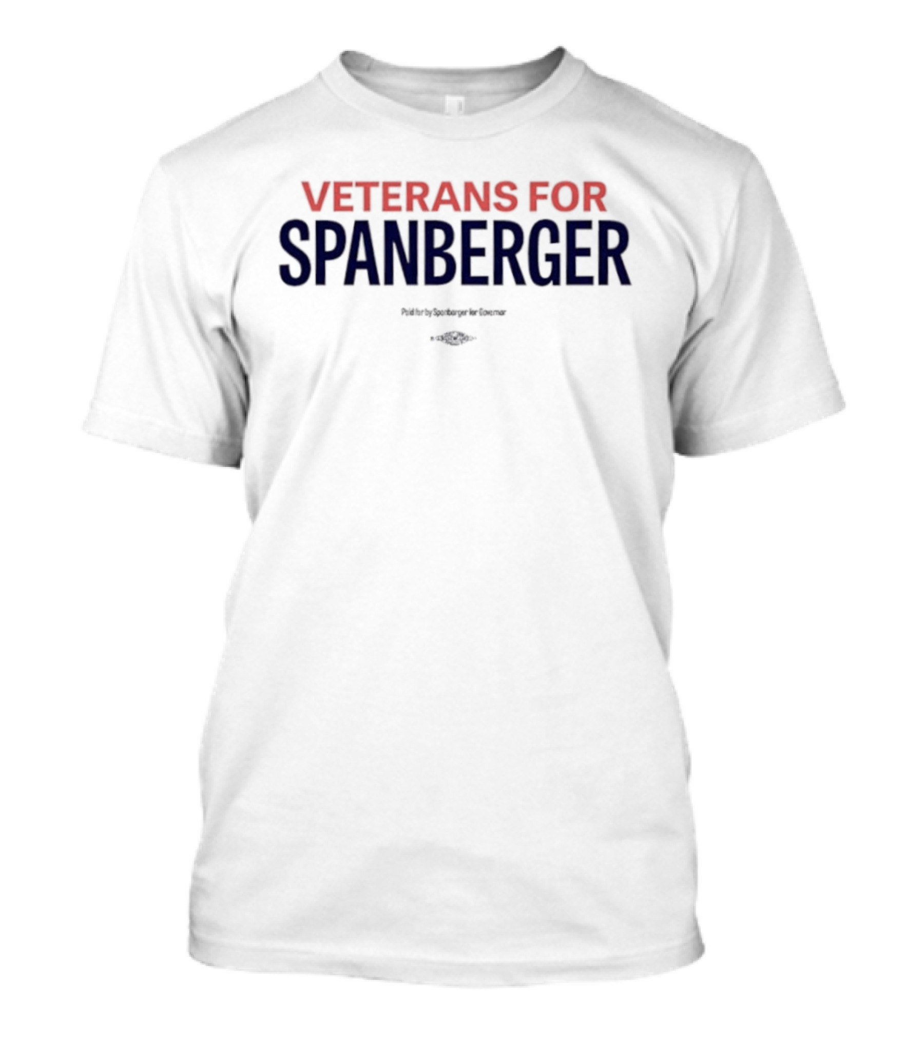 Veterans For Spanberger Paid For By Spanberger For Congress T-Shirt