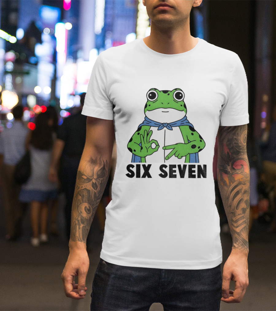 Portland Frog Six Seven Anti Fascism Meme T-Shirt
