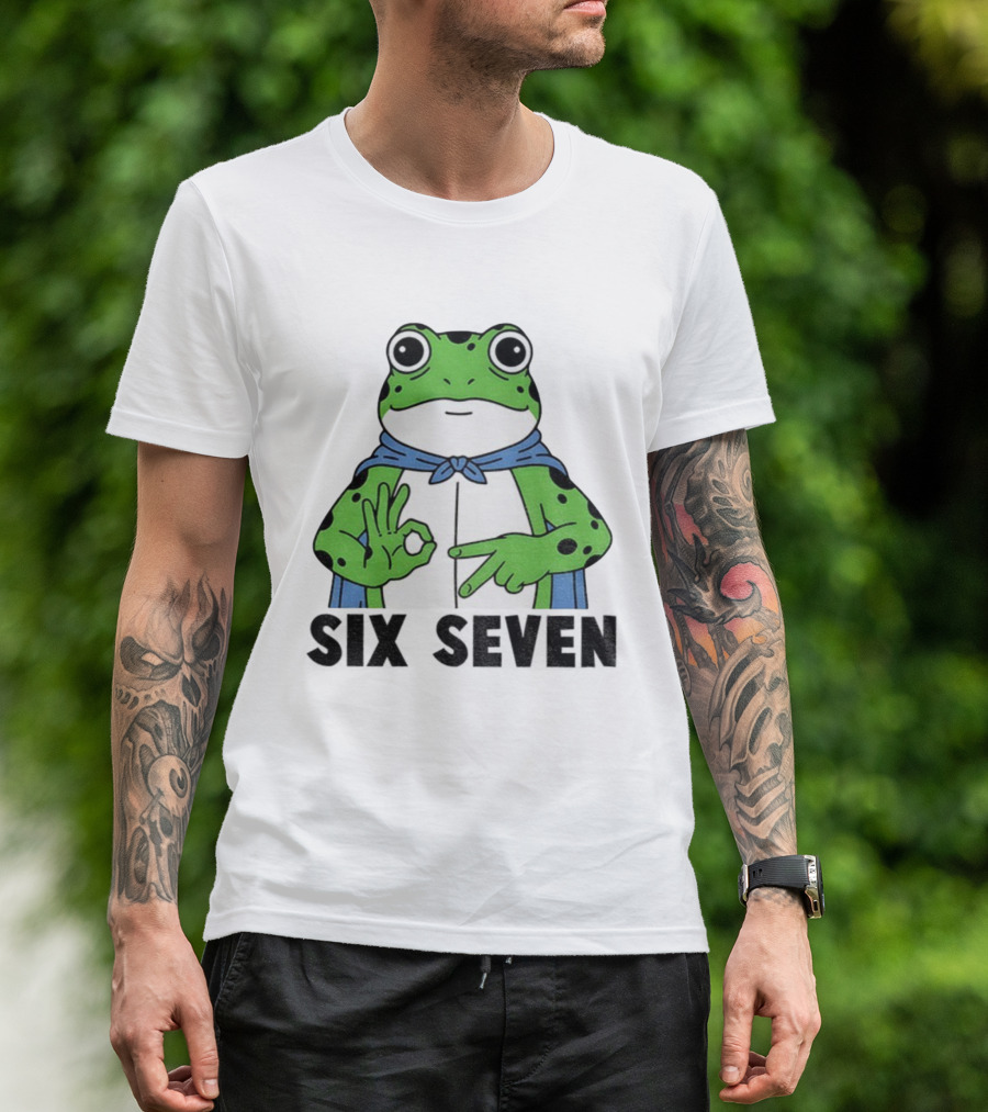Portland Frog Six Seven Anti Fascism Meme T-Shirt