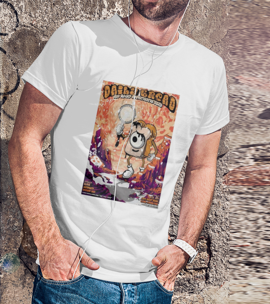 Daily Bread Red Rocks Amphitheatre 2025 By AJD X Notvcts X Professor Paws Featuring Kll Smth X Not Nope X Mux Mool T-Shirt