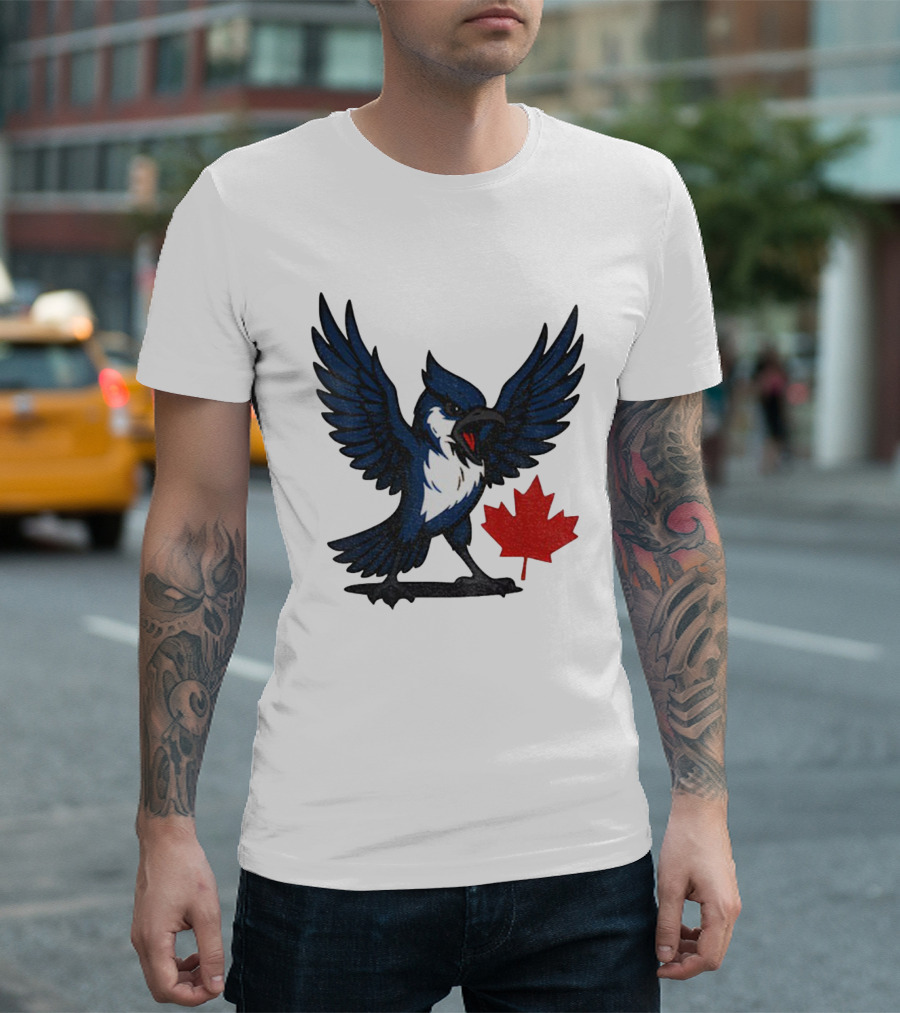 Toronto Blue Jays Canadian Blue Jay Go Jays Maple Leaf T-Shirt