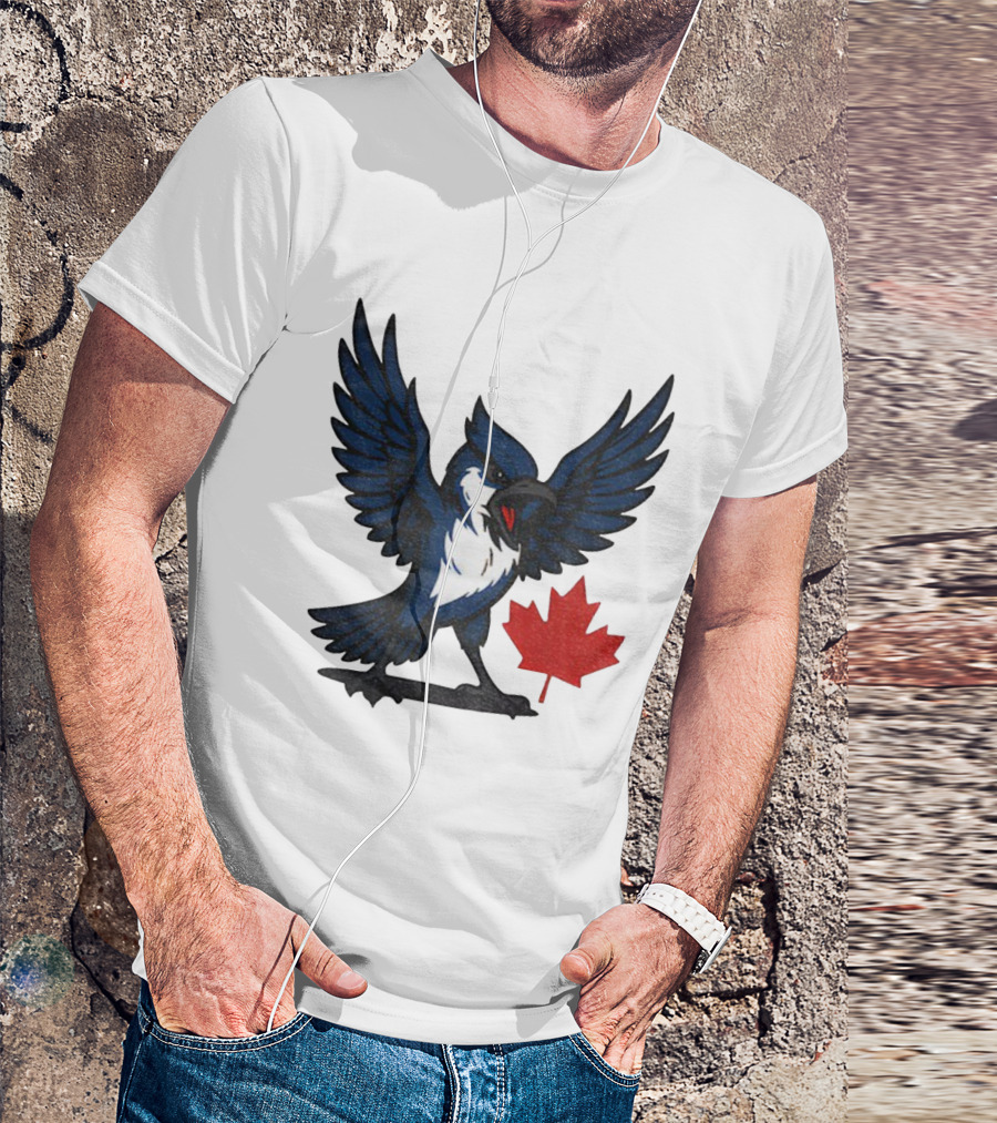 Toronto Blue Jays Canadian Blue Jay Go Jays Maple Leaf T-Shirt