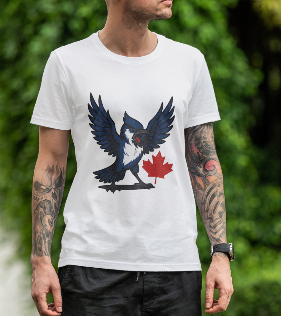 Toronto Blue Jays Canadian Blue Jay Go Jays Maple Leaf T-Shirt