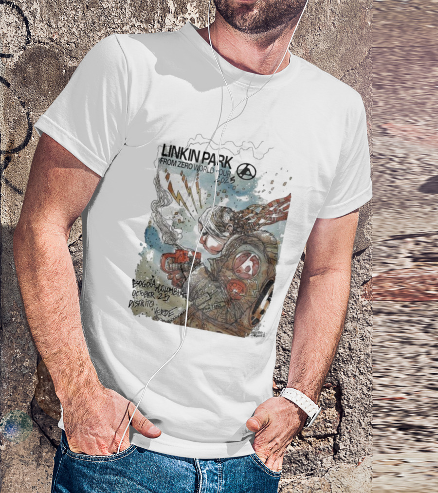 Linkin Park From Zero World Tour Bogota Colombia Distrito Verde October 25 2025 T-Shirt