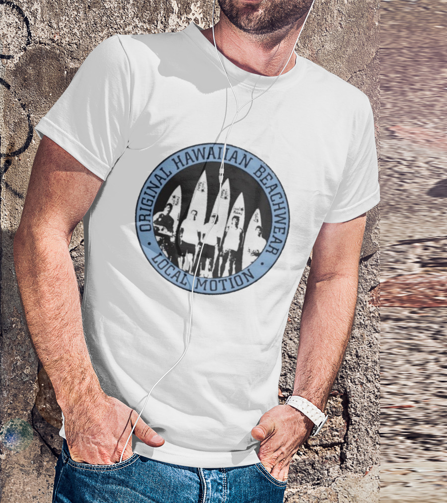 Original Hawaiian Beachwear Local Motion Surfing Bruddahs T-Shirt