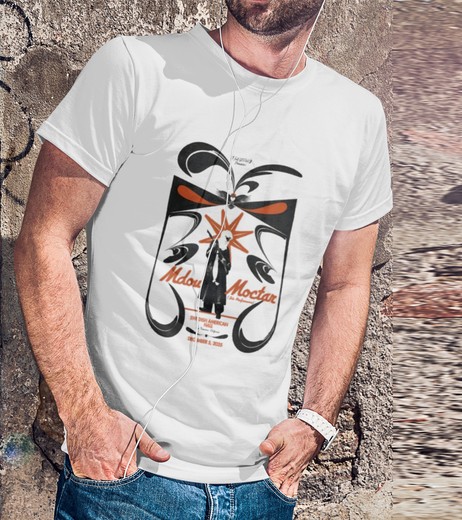 Mdou Moctar Live At Swedish American Hall Dec 5 2025 Tulip Records Event T-Shirt
