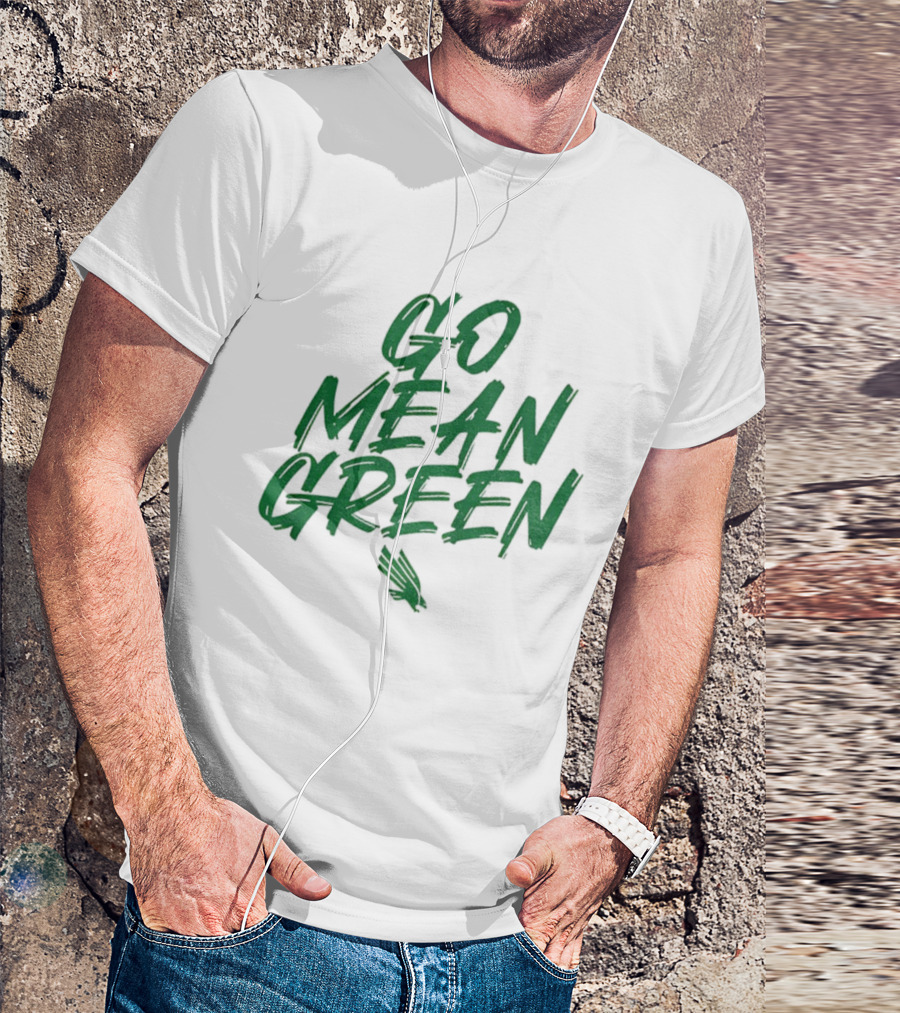 UNT North Texas Go Mean Green Spirit T-Shirt