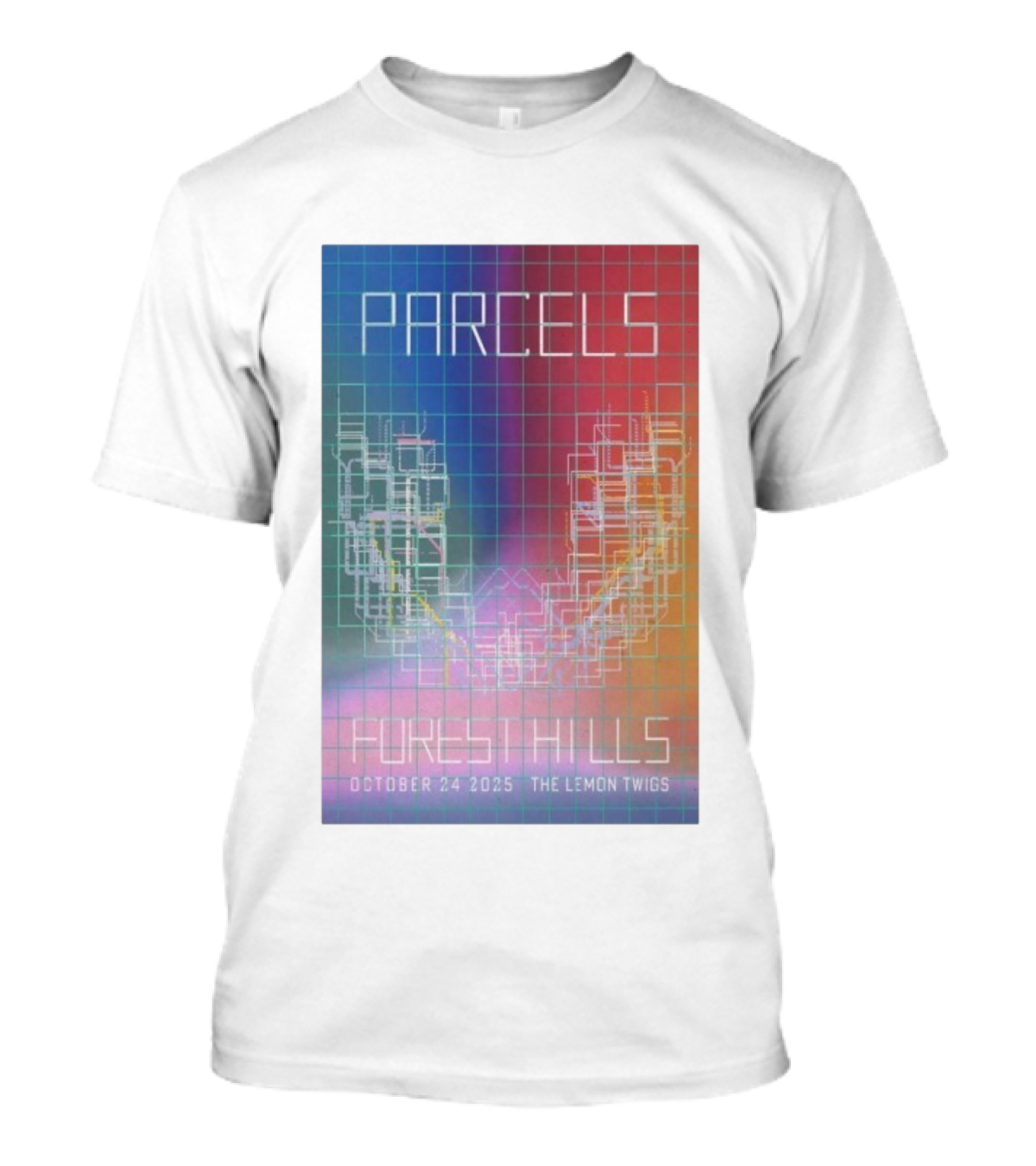 PARCELS Forest Hills October 24 2025 The Lemon Twigs Stadium Event T-Shirt