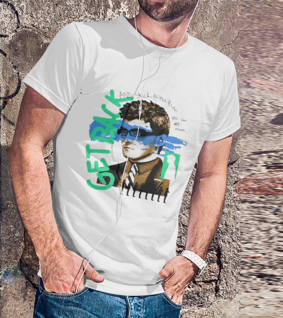 Skibidi Toilet Get Back Secret Agent Stick To The Plan T-Shirt