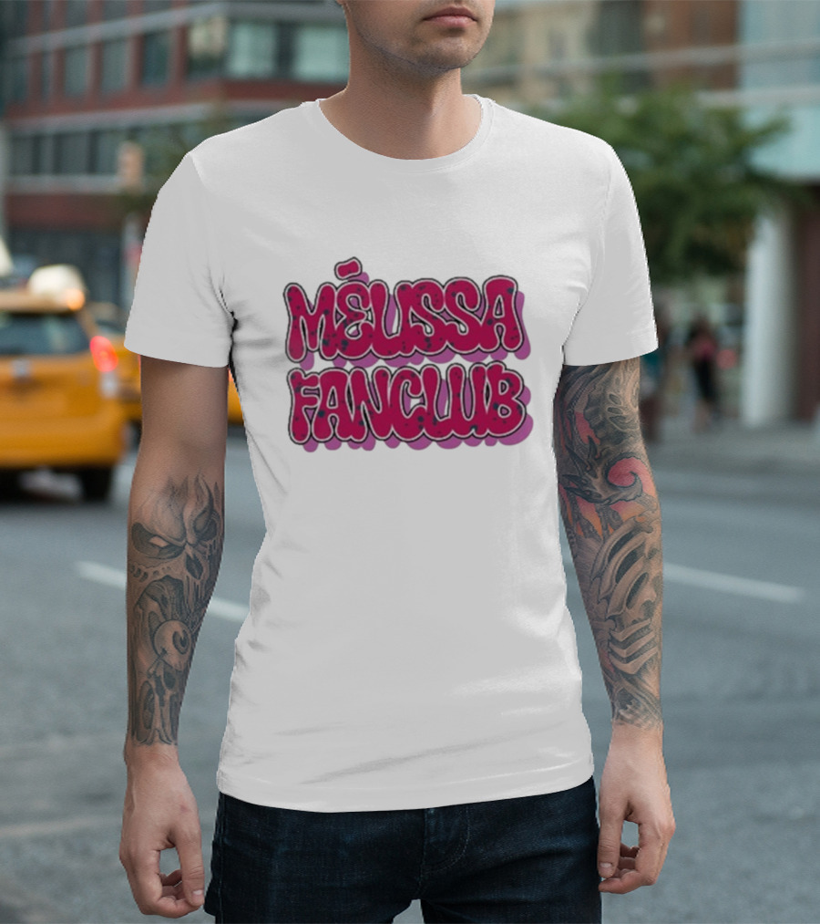 Melissa Fanclub Star Academy Plum Bubble Letters T-Shirt