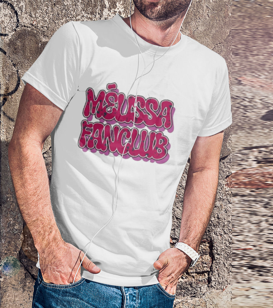 Melissa Fanclub Star Academy Plum Bubble Letters T-Shirt