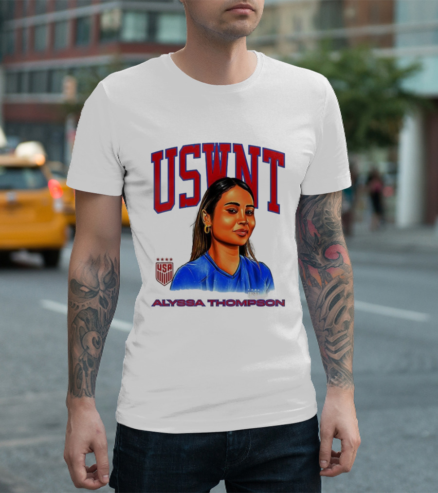 USWNT Alyssa Thompson United States Soccer Team T-Shirt