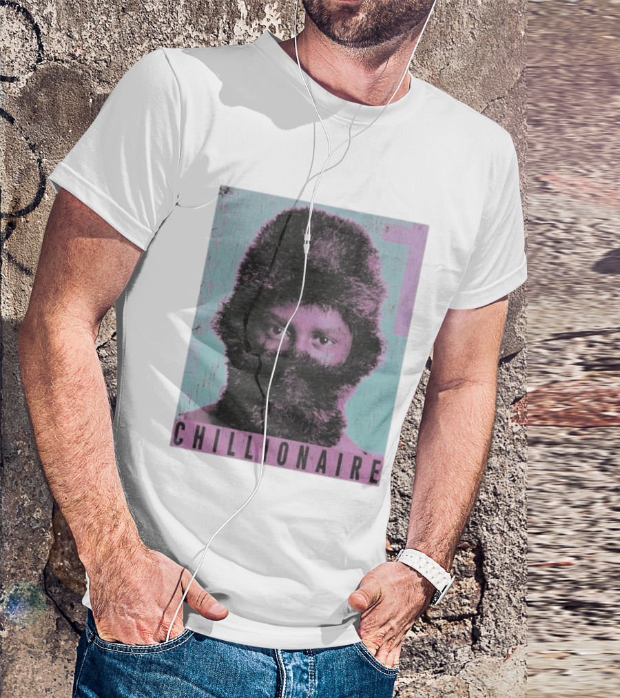 Benny Chill Chillionaire Furry Winter Hat Retro Style T-Shirt