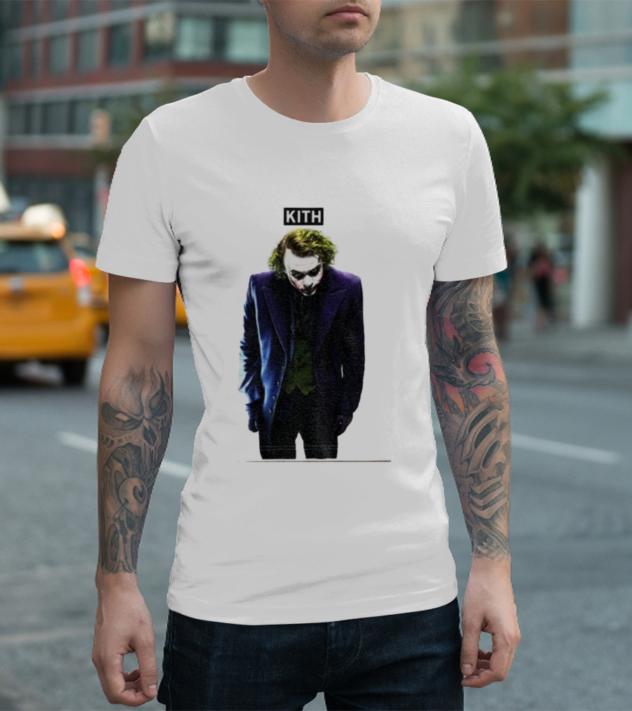 Dodgers Batman Kith Joker Collaboration T-Shirt