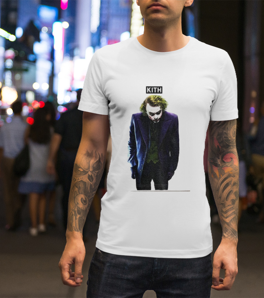 Dodgers Batman Kith Joker Collaboration T-Shirt