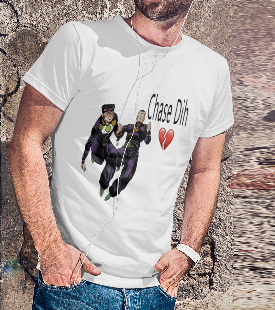 Jojo's Bizarre Adventure Chase Dih Heart Broken Iconic Characters Jump Action T-Shirt