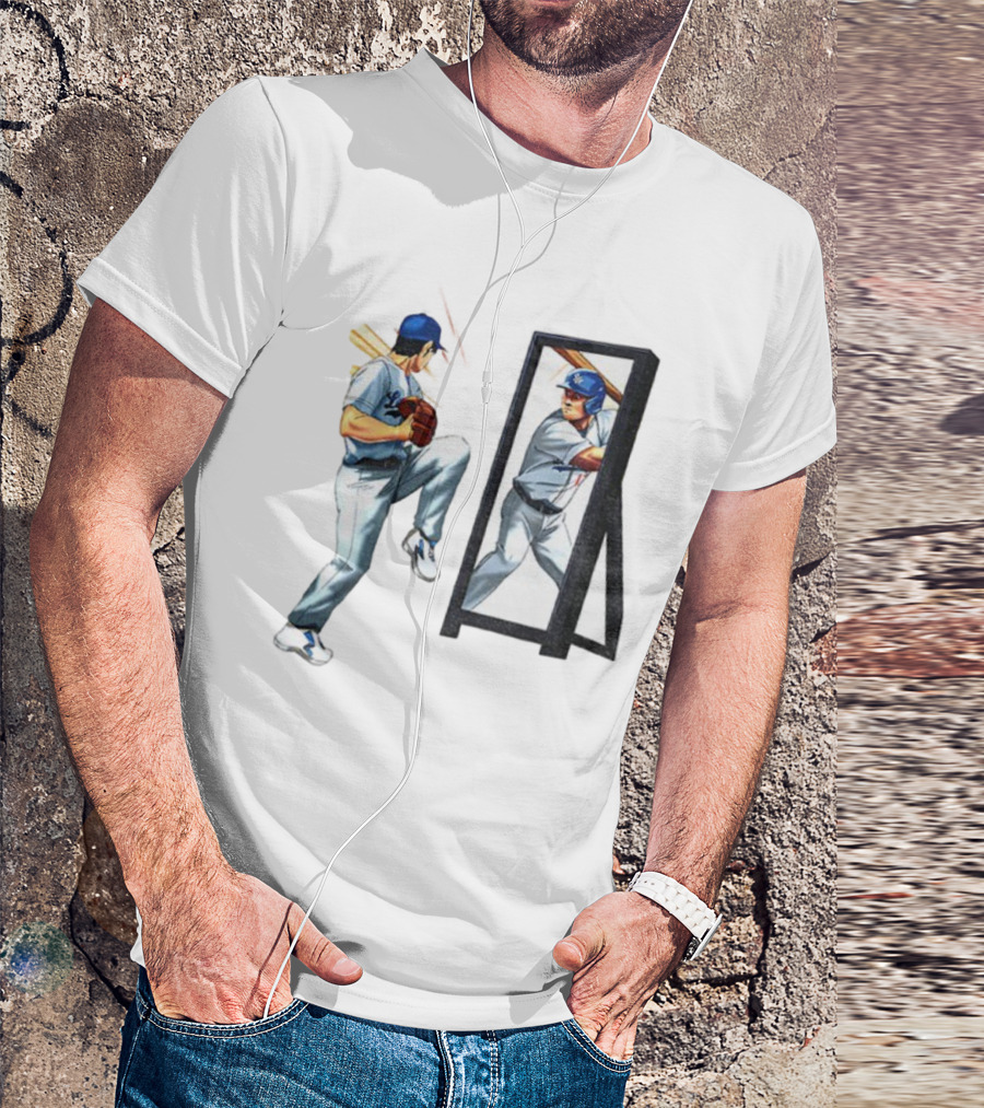 Los Angeles Dodgers Welcome To The Sho Shohei Ohtani Mirror Baseball Pitcher Batter T-Shirt
