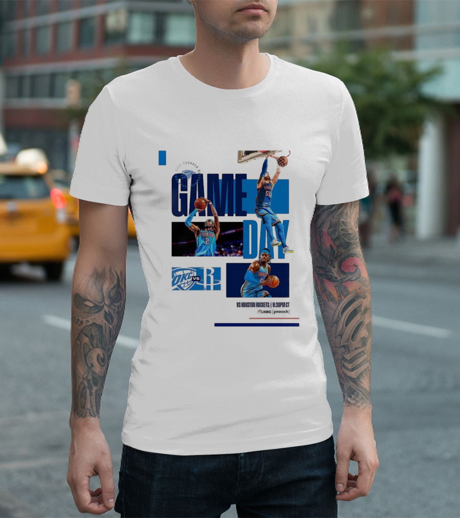 Oklahoma City Thunder Game Day NBA 2025 T-Shirt