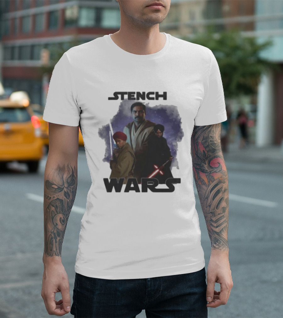 Stench Wars Star Wars Jedi And Sith Lightsaber Battle T-Shirt