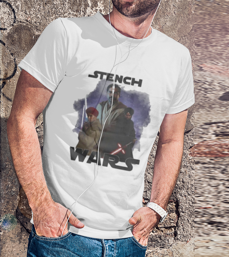 Stench Wars Star Wars Jedi And Sith Lightsaber Battle T-Shirt