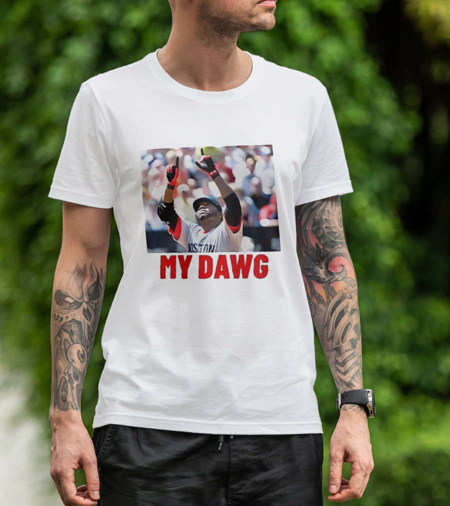 Vladimir Guerrero Jr. David Ortiz My Dawg Toronto Blue Jays Boston Red Sox 2025 T-Shirt