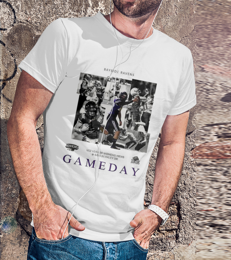Baltimore Ravens Vs Chicago Bears NFL Rivalry 2025 Gameday T-Shirt